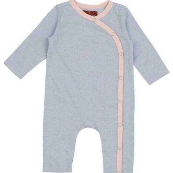 7 FOR  ALL MANKIND Baby Girl Coverall One Piece - Picture 1 of 2